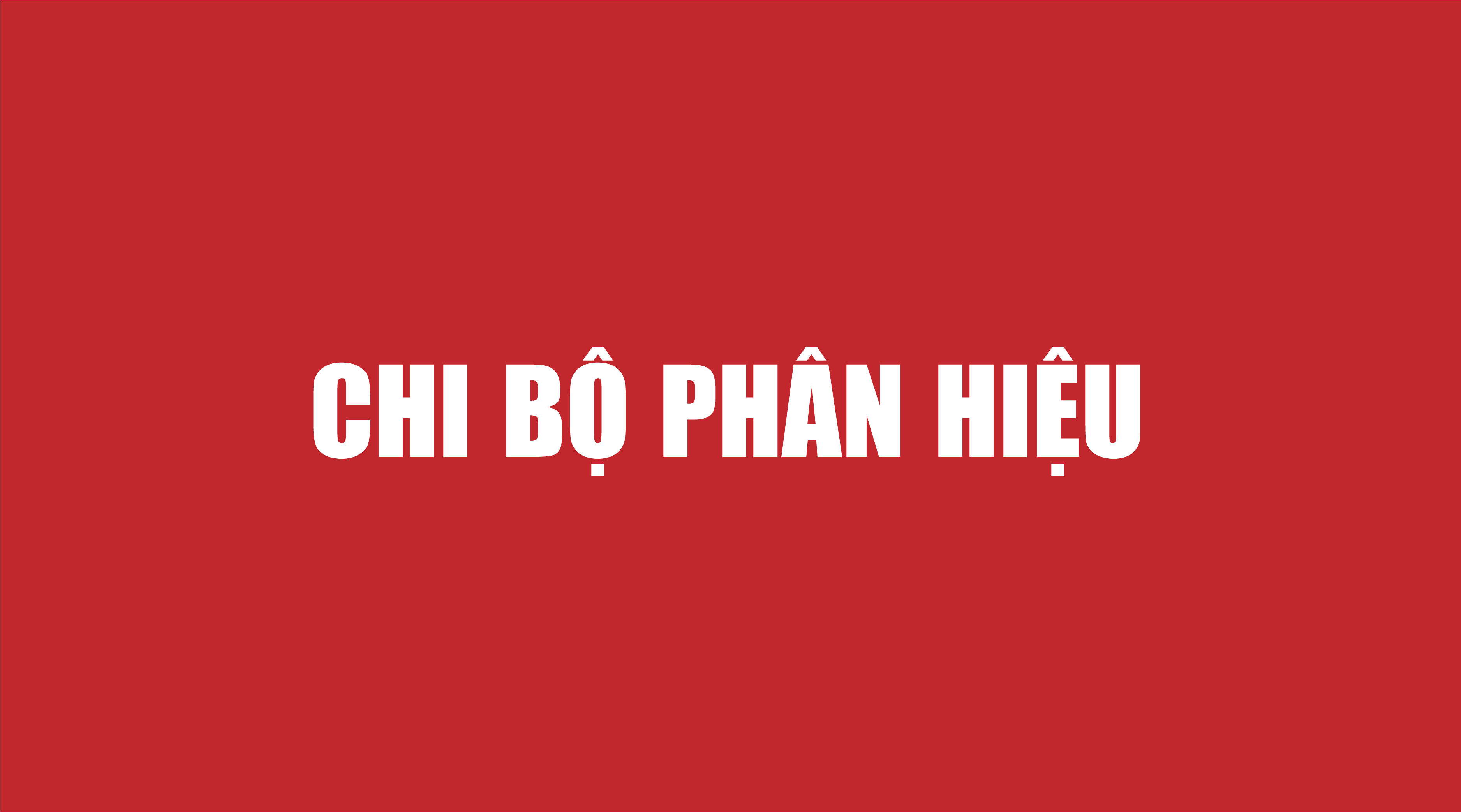 Chi bộ Phân hiệu