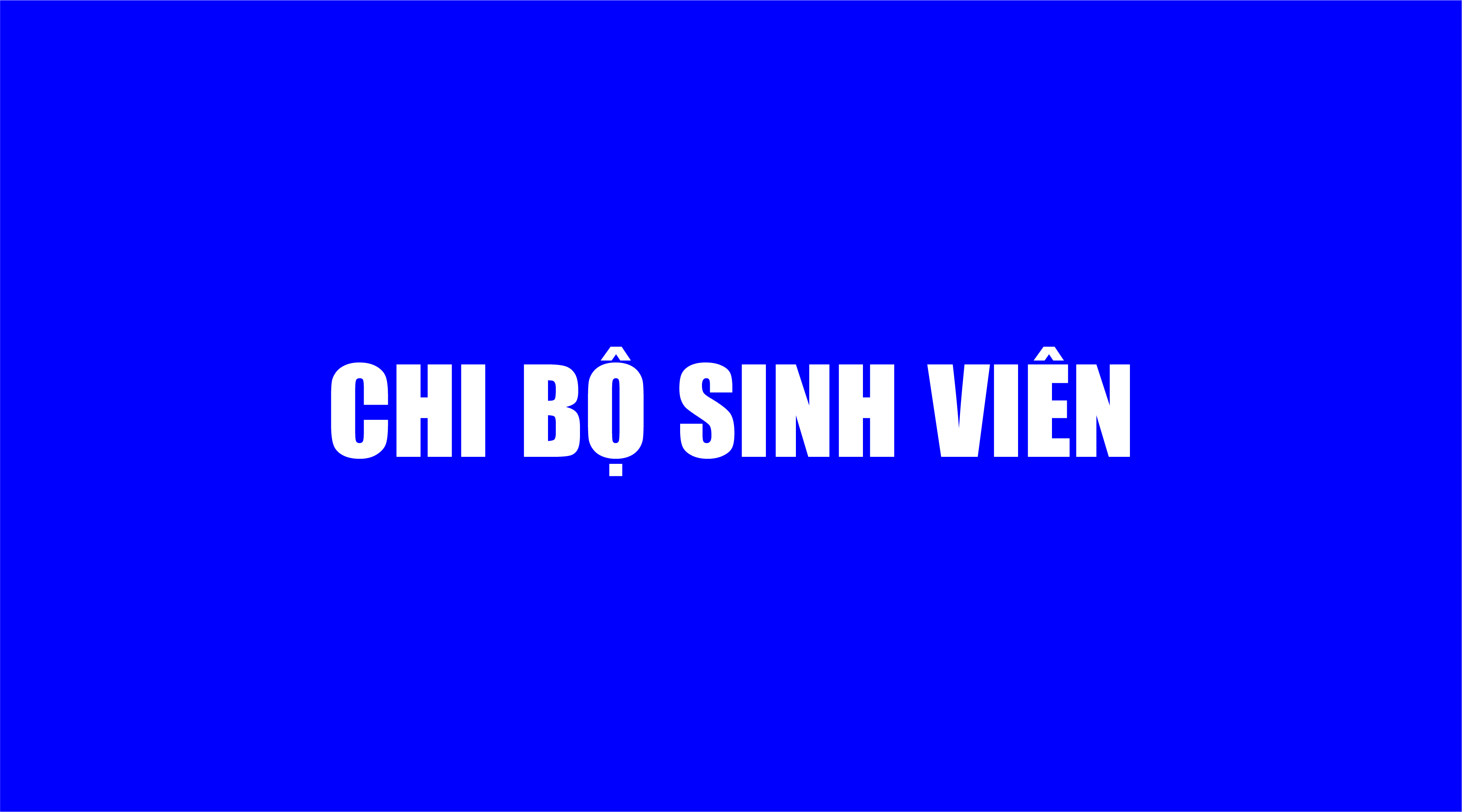 Chi bộ sinh viên