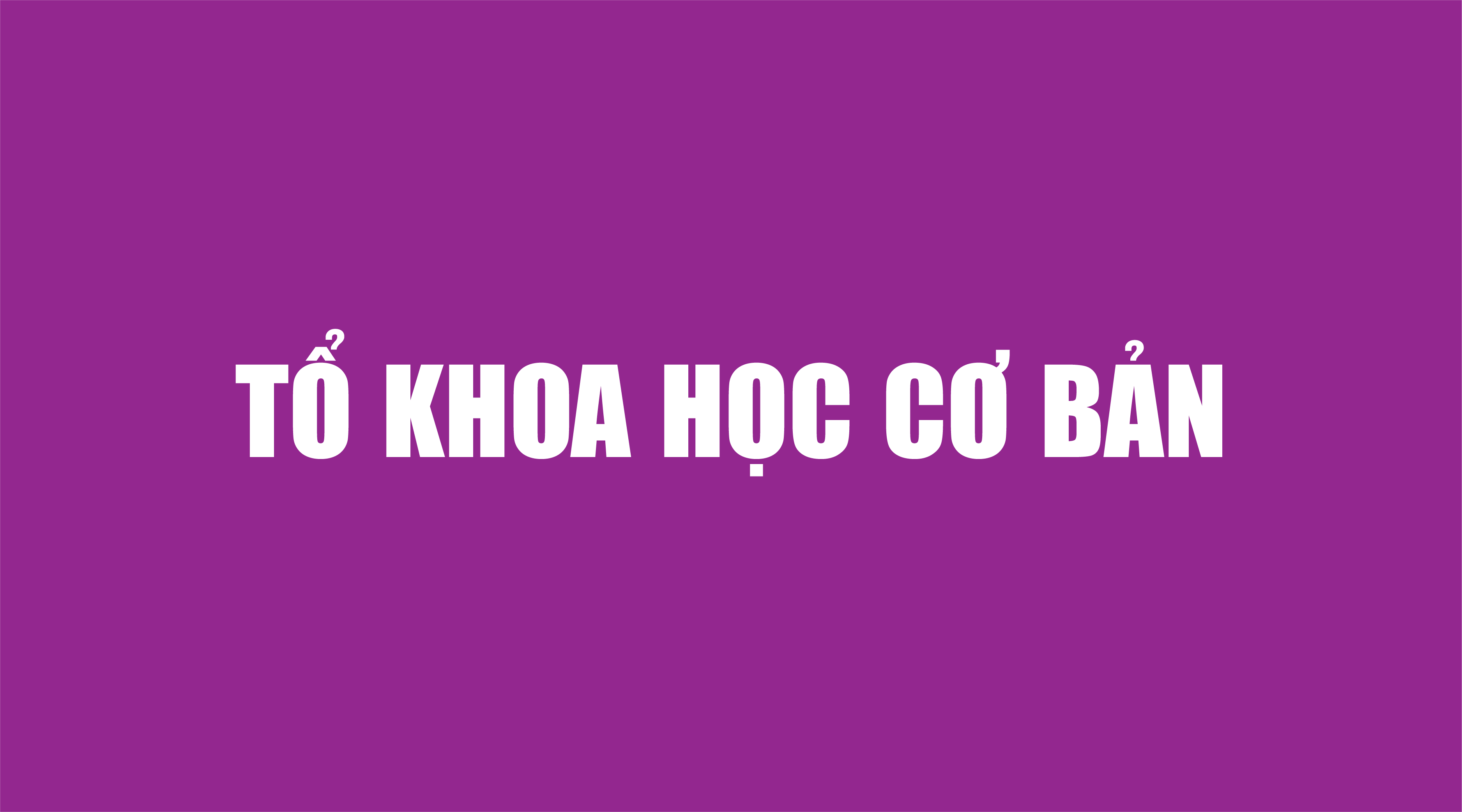 Tổ KHCB